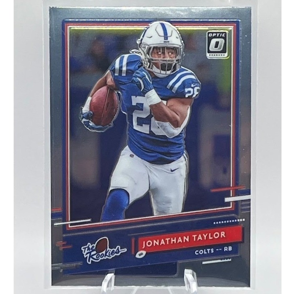 Jonathan Taylor The Rookies Silver Prizm Holo 2020 Panini NFL Indianapolis Colts